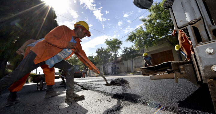Está a punto de culminar la repavimentación de la Gobernador Duval