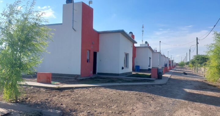 Plan Mi Casa: Algarrobo del Águila suma seis viviendas para las familias de la comunidad