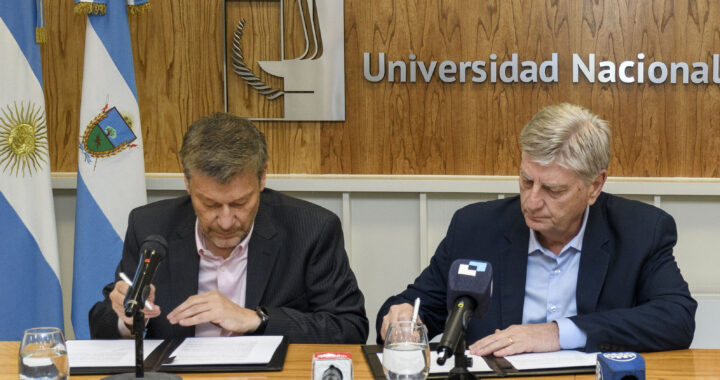Ziliotto firmó la cesión de un terreno para la sede de la Facultad de Ciencias de la Salud