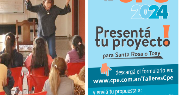 La CPE convoca a la presentación de talleres para el ciclo 2024