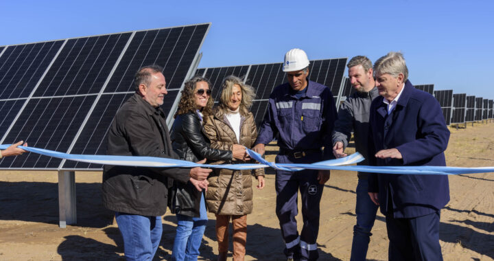 Histórico: Se inauguró en Victorica el primer parque solar de La Pampa