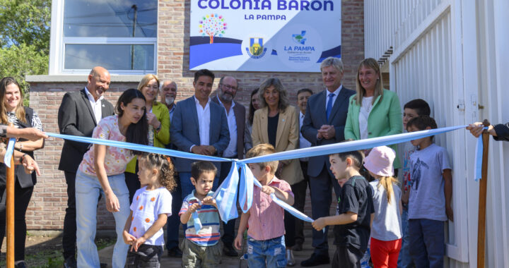 Colonia Barón: inauguraron el CDI y reañozaron la licitación para refaccionar el Colegio Secundario