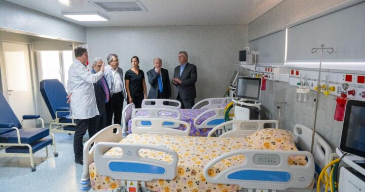 Ziliotto inauguró la ampliación y modernización del Servicio de Pediatría y la UTI Pediátrica del Hospital Centeno