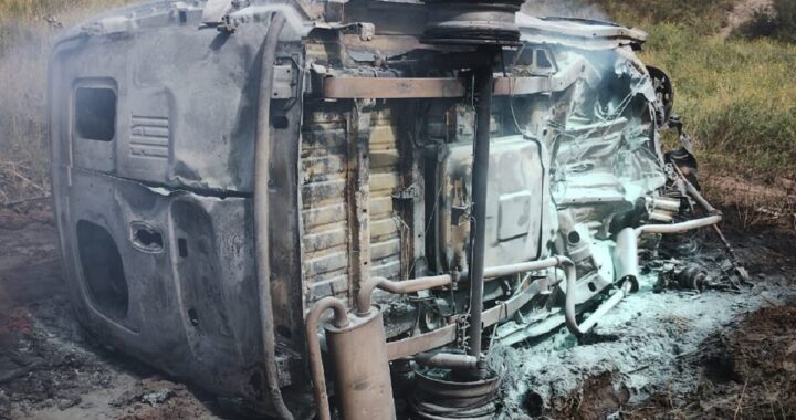 TRAGEDIA EN LA 35: DOS SANTARROSEÑAS MURIERON CARBONIZADAS EN UN ACCIDENTE