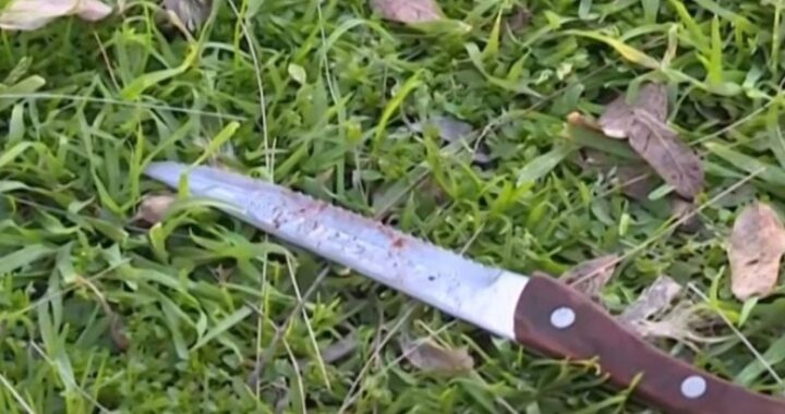 Santa Rosa: Discutieron por el lugar donde iban  a dormir y ella le clavó un cuchillo a él