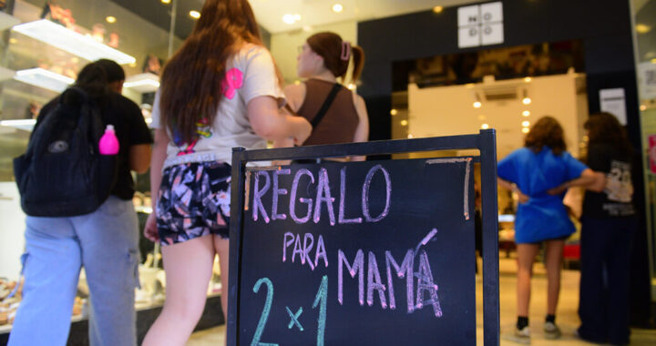 LAS VENTAS POR EL DÍA DE LA MADRE CAYERON UN 3,5%