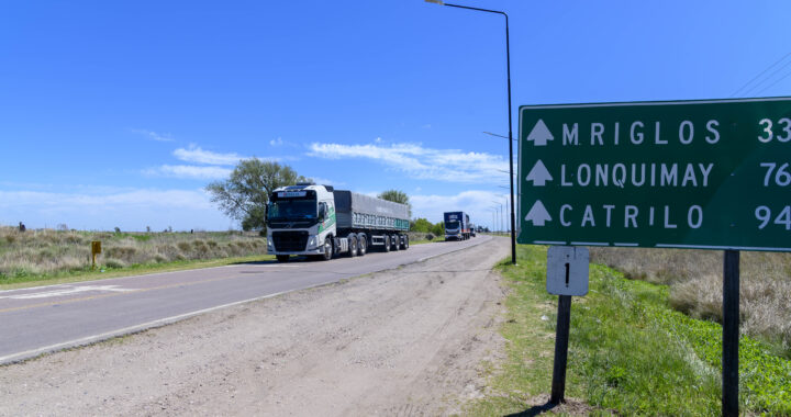 Ruta 1: La Pampa tendrá su primera “ruta segura” con carriles de sobrepaso y pesaje dinámico