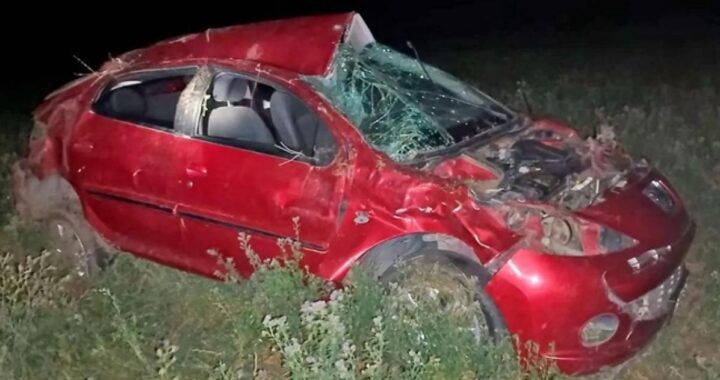 Murió un hombre de Ingeniero Luiggi tras volcar su auto en la Ruta Provincial 4