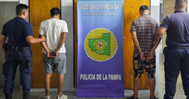 SANTA ROSA: DEL MERODEO AL ARRESTO; DOS SOSPECHOSOS FUERON DETENIDOS TRAS UNO PERATIVO CERROJO
