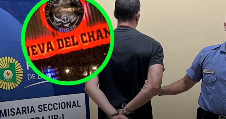 SANTA ROSA: UN FISURA BONAERENSE CAUSÓ DISTURBIOS EN “LA CUEVA DEL CHANCHO”, LO SACARON, QUISO VOLVER A ENTRAR Y LO DETUVIERON; TENÍA PEDIDO DE CAPTURA EN CABA